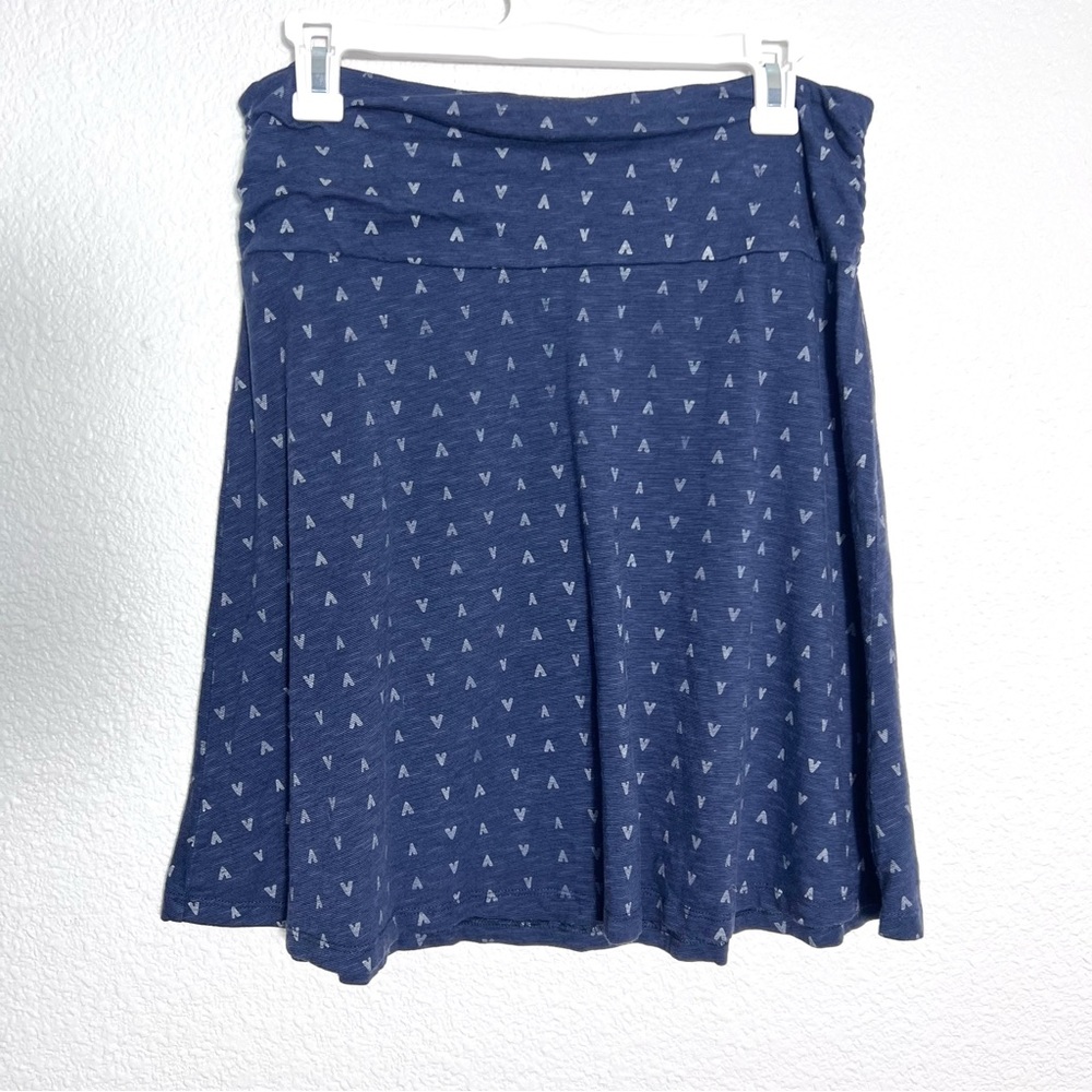 Toad & Co Chakra Skirt Blue and Silver Size Medium